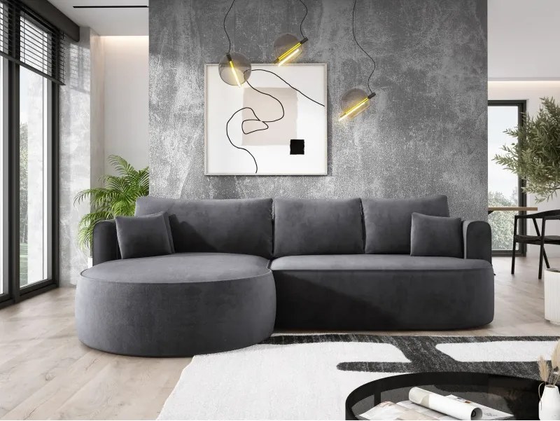 Narożnik FIORE L wolnostojący Lewostronny tkanina Salvador 15 WERSAL