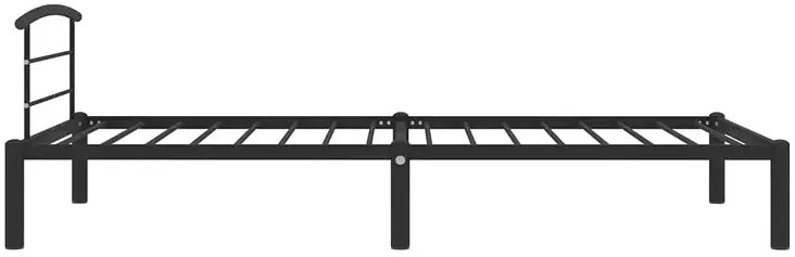Czarne metalowe łóżko pojedyncze 90 x 200 cm S8-T46