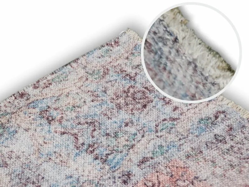 Dywan bawełniany Pescara patchwork pastelowy 120 cm x 170 cm