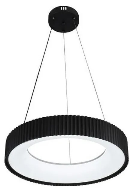 Ściemnialny żyrandol LED na linkach 75W/230V 3000-6500K śr. 49 cm + pilot