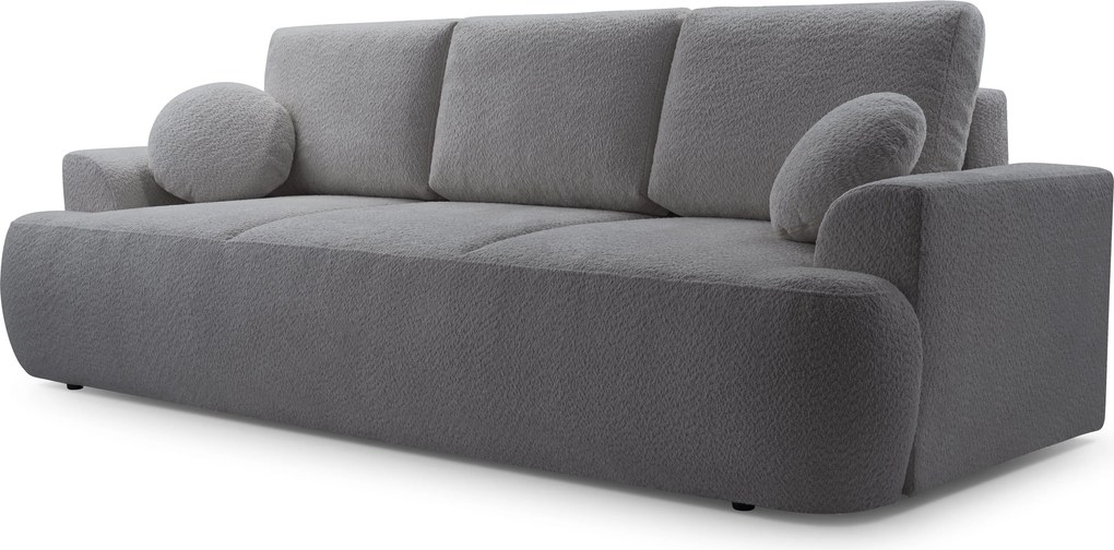 Masseno Sofa FILO z funkcją spania i pojemnikiem na pościel - Szary - CORAL 80