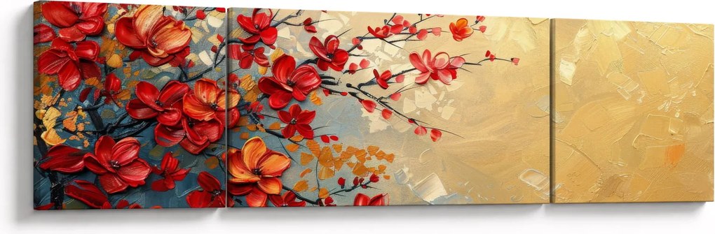 Obraz - Kwitnące drzewo (170x50 cm)