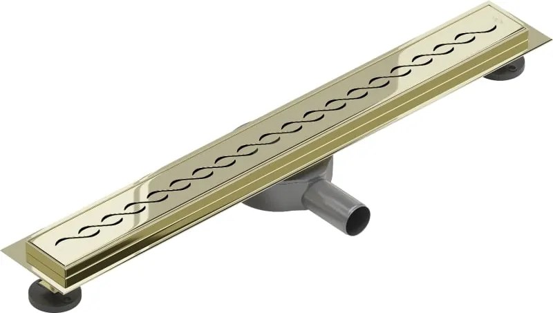 Mexen Flat 360° M18 odpływ liniowy obrotowy 60 cm, złoty - 1523060-40
