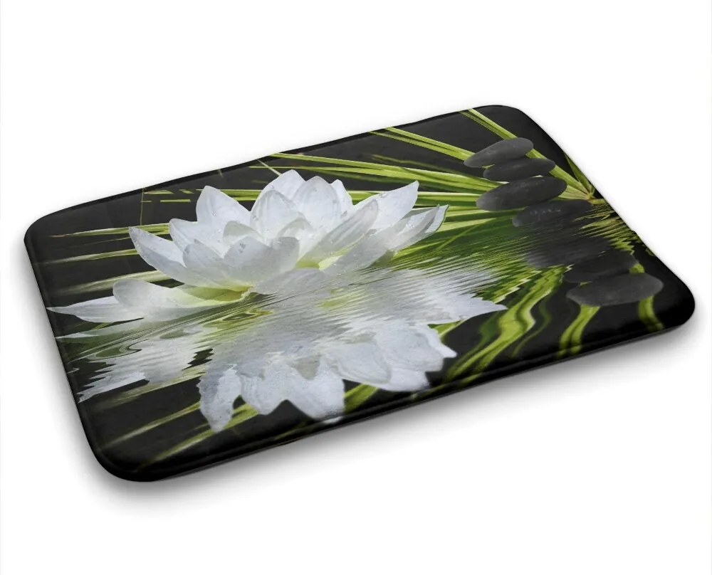 Dywanik antypoślizgowy do łazienki Dywanik antypoślizgowy do łazienki Lilia wodna