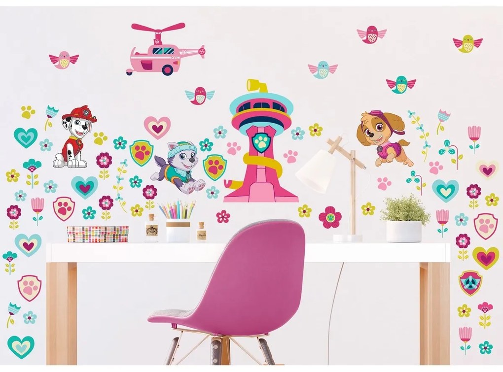 Samoprzylepna dekoracja Paw Patrol Be Happy, 65 x85 cm