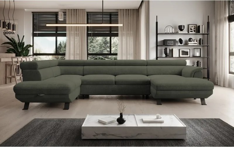 Narożnik RAVEN XL z funkcją spania WERSAL