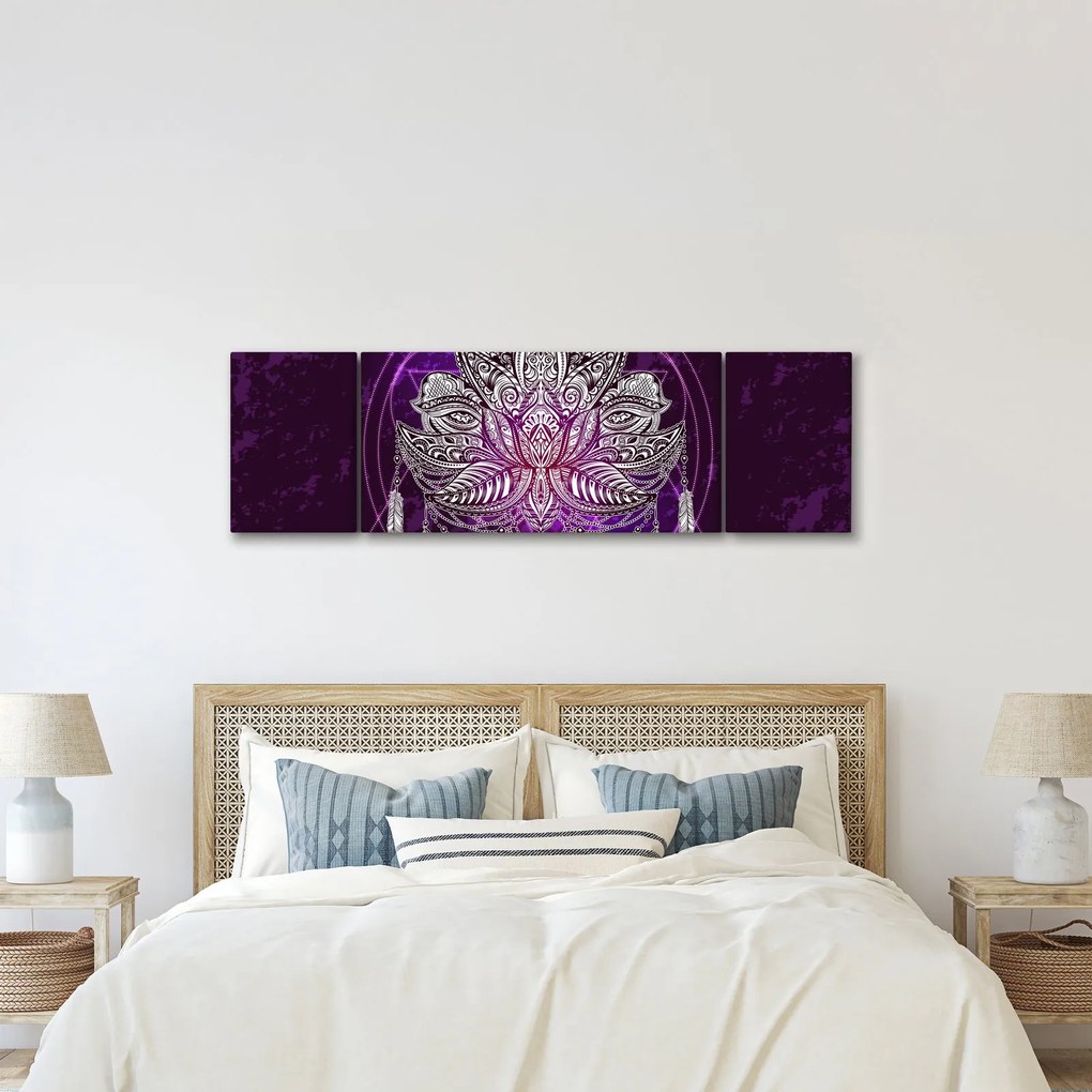 Obraz - Lotos (170x50 cm)