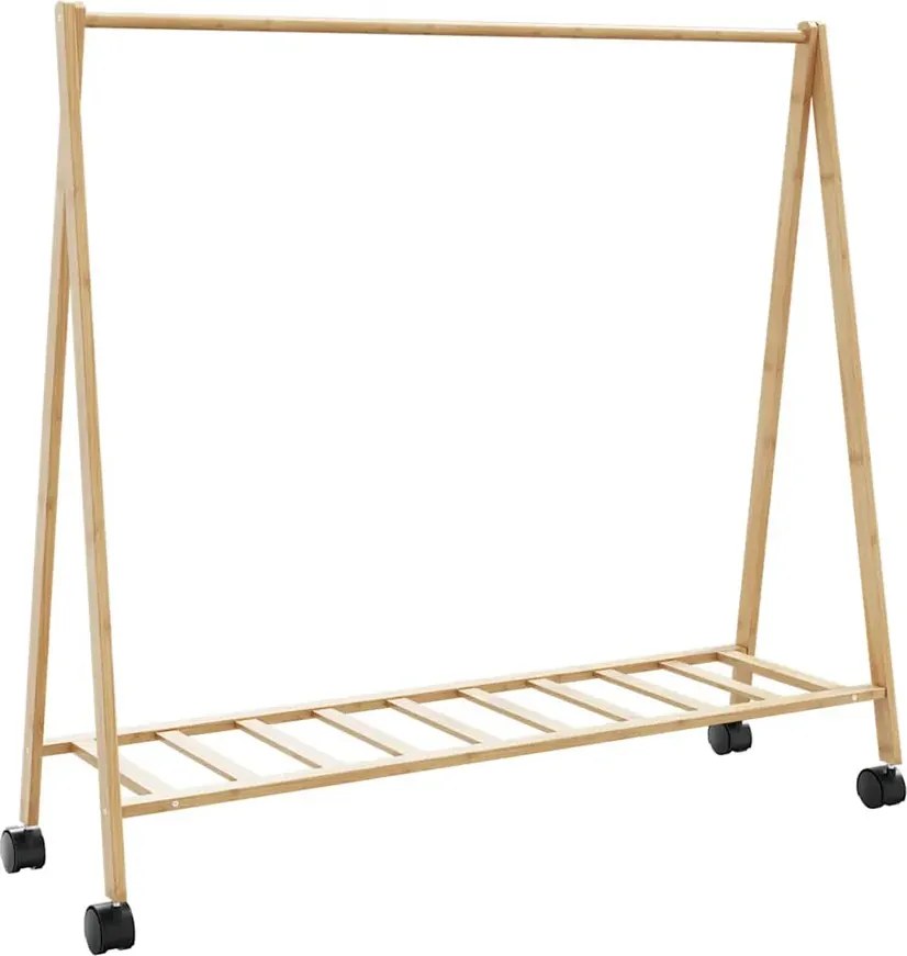 Wieszak drewniany z półką T1-B66