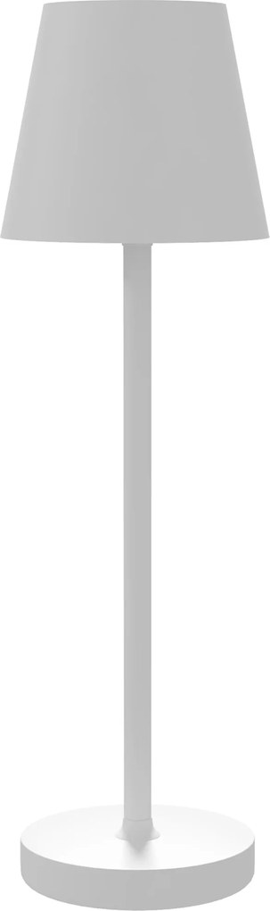 HOMCOM Lampa stołowa, regulowana, 1000 LM, Średnica 11,2x36,5 cm, Biała