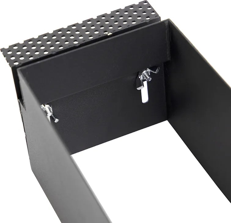 Zestaw 6 Oprawa do wbudowania czarna GU10 AR70 3-źródła światła - Oneon 3