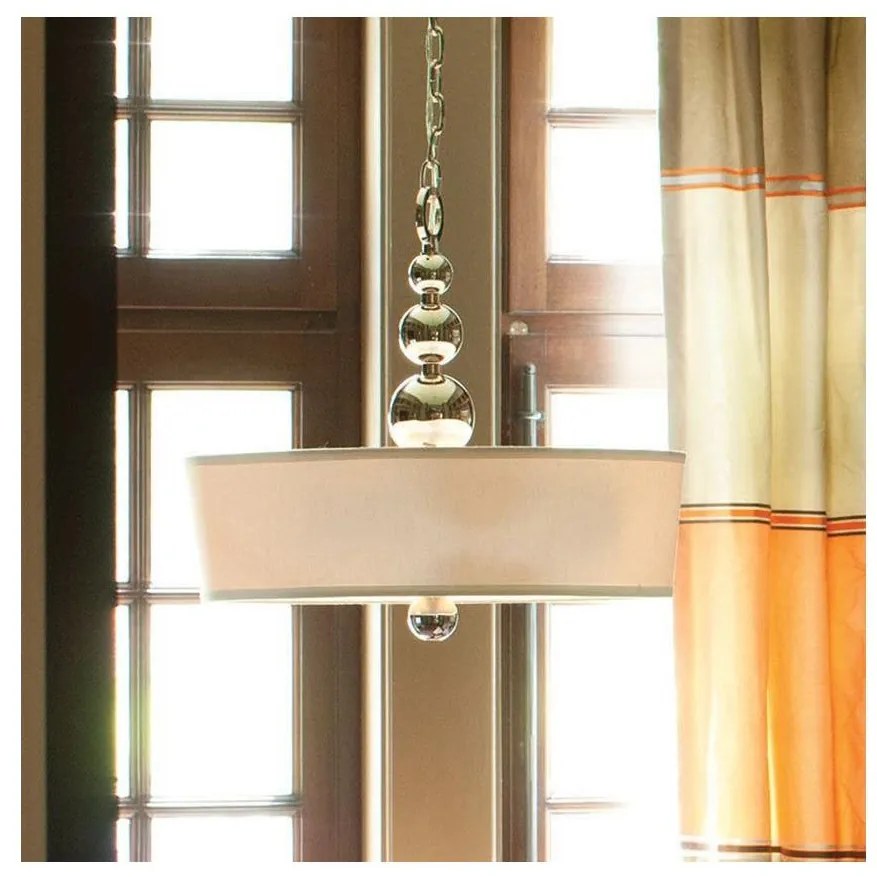 Hinkley HK-ZELDA-P-B-PN - Żyrandol na łańcuchu ZELDA 3xE27/60W/230V chrom błyszczący