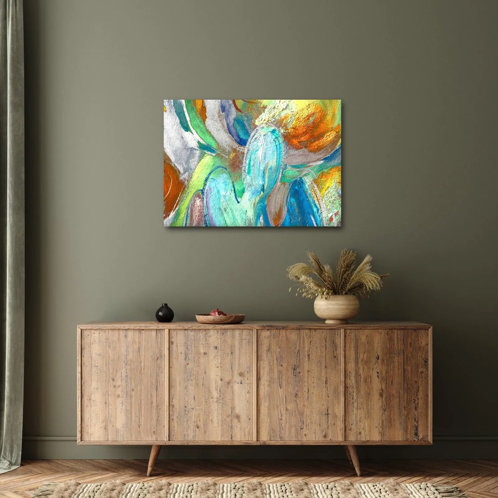 Obraz - Kolorowa abstrakcja (70x50 cm)