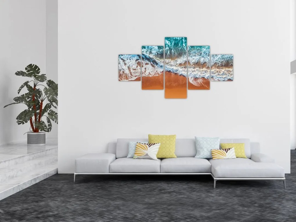 Obraz plaży morskiej (125x70 cm)