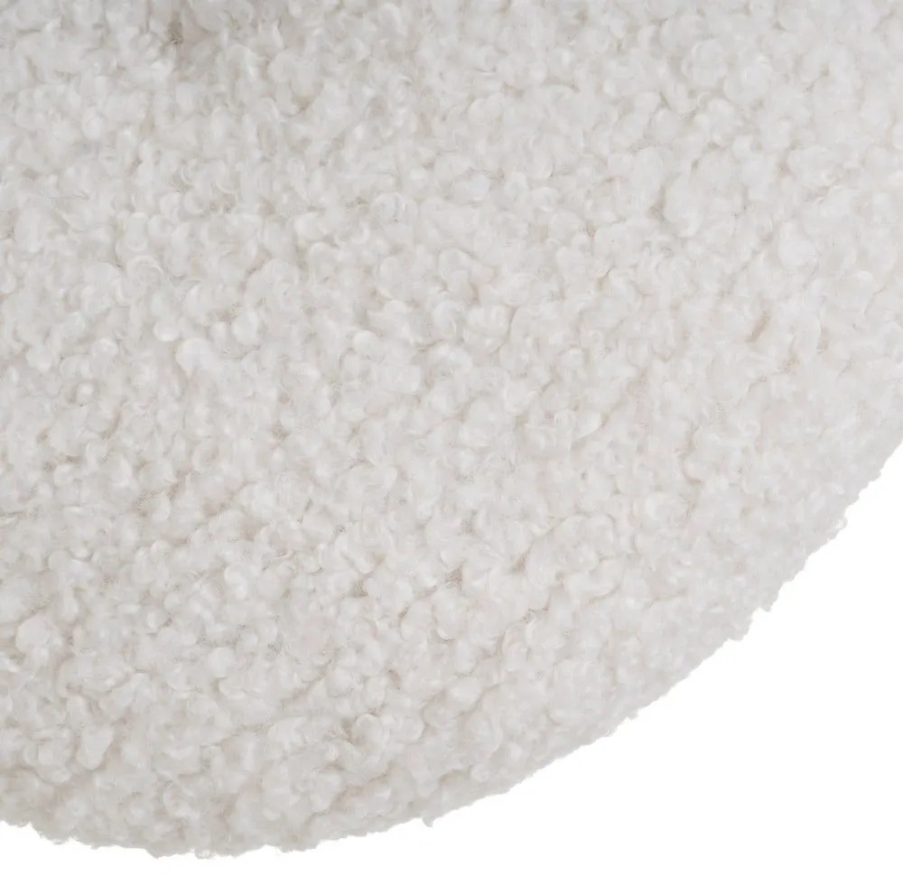 Poduszka dekoracyjna z materiału sherpa ø 40 cm Sherpa – Casa Selección