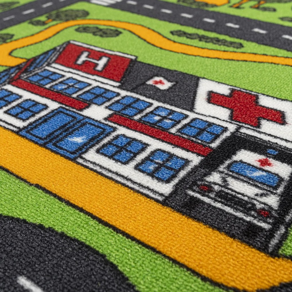 Vopi Dywan dziecięcy City life, 95 x 200 cm, 95 x 200 cm