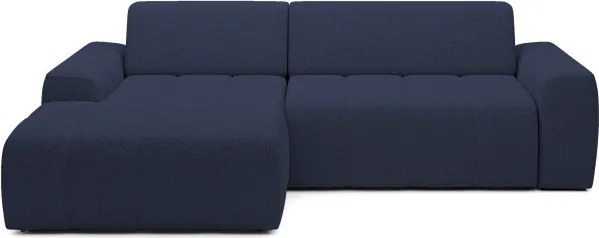 Narożnik SAVIO Lewostronny z Elektryczną Regulacją wolnostojący tkanina KANSAS 23 Niebieski WERSAL