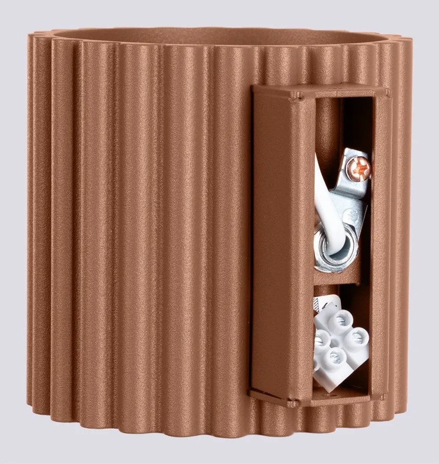 Jasnobrązowy kinkiet ø 10 cm Zora – Sollux