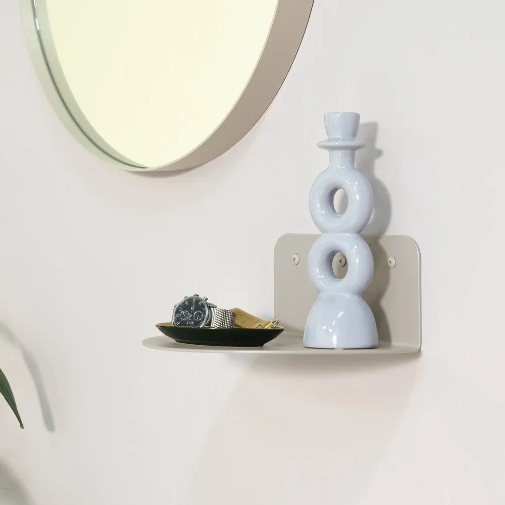 Szarobrązowa metalowa półka 30 cm Flex – Spinder Design