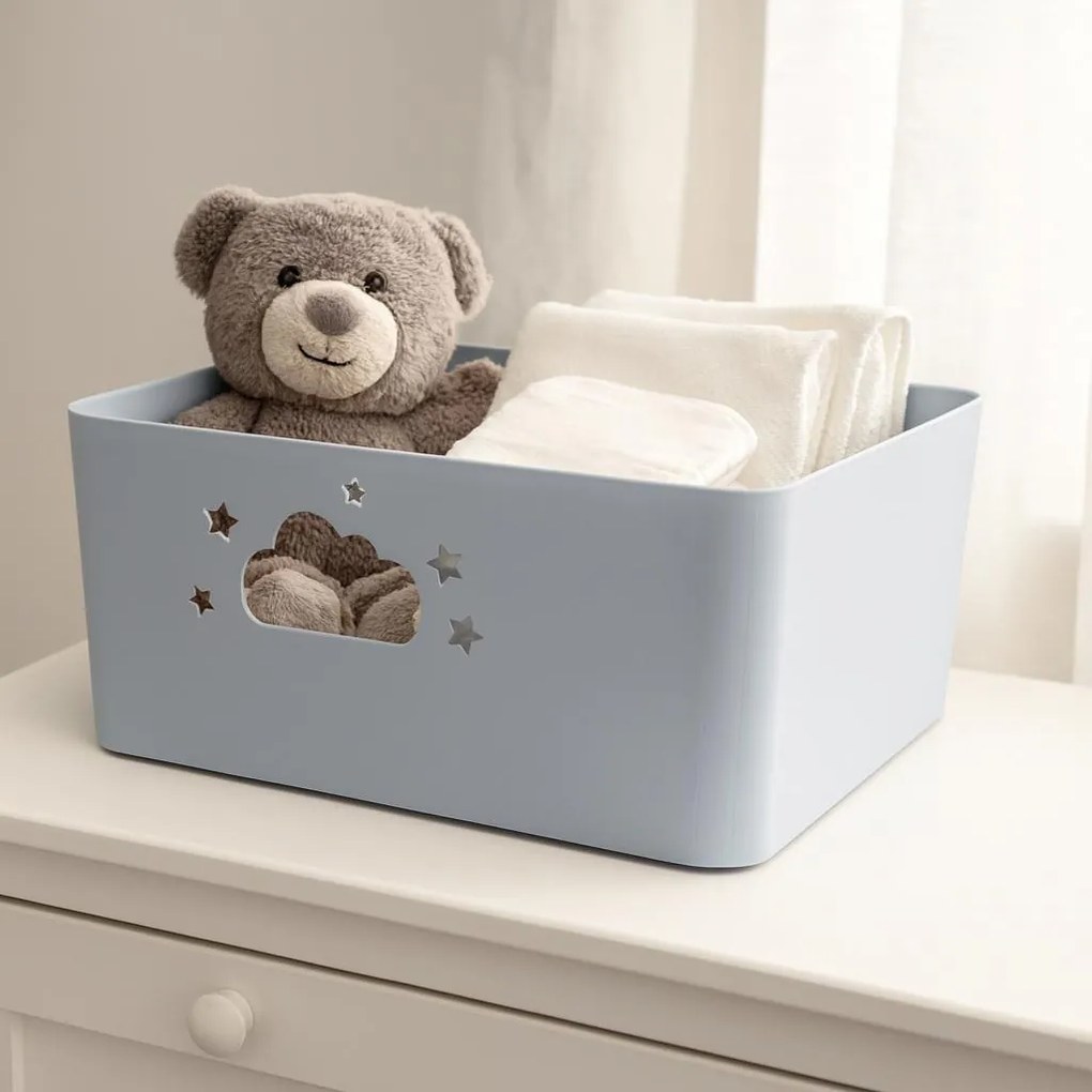 Pojemnik na zabawki SKY, 34,5 x 25 x 15  cm