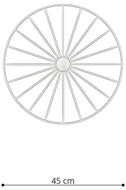 Czarna lampa sufitowa ø 45 cm Soho – Sollux