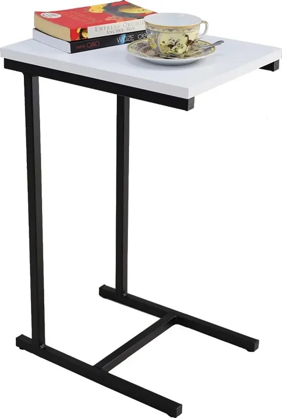 Minimalistyczny stolik boczny czarny + biały F9-L11