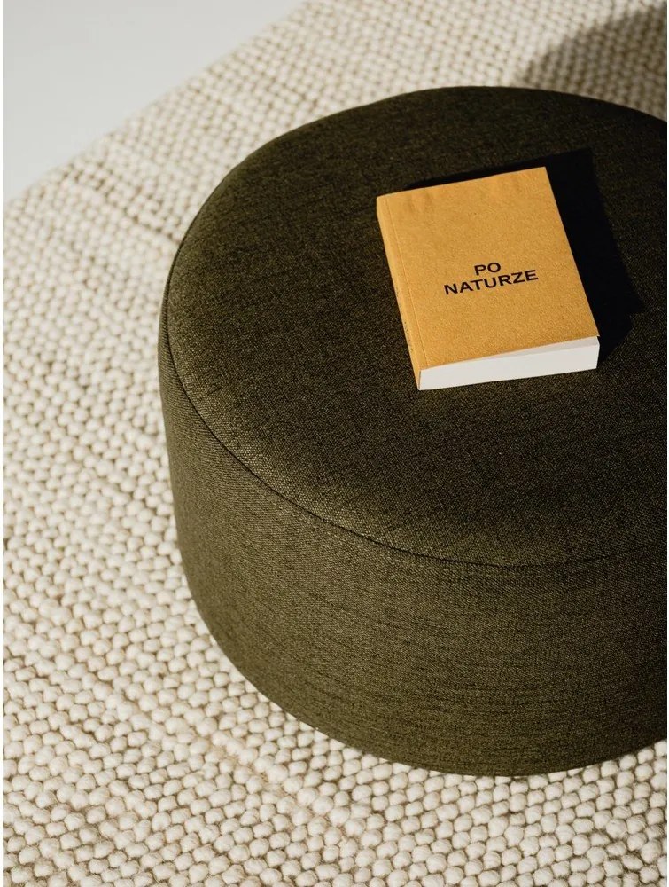 Puf w kolorze khaki Folk – noo.ma