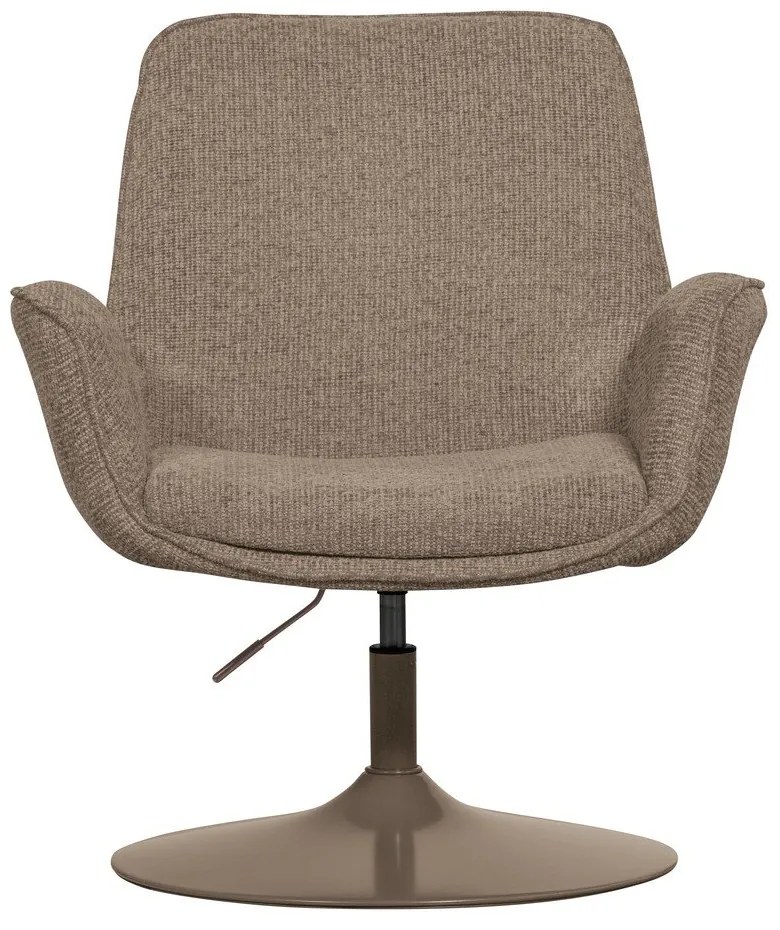 Beżowy fotel z regulowaną wysokością siedziska Marten – WOOOD