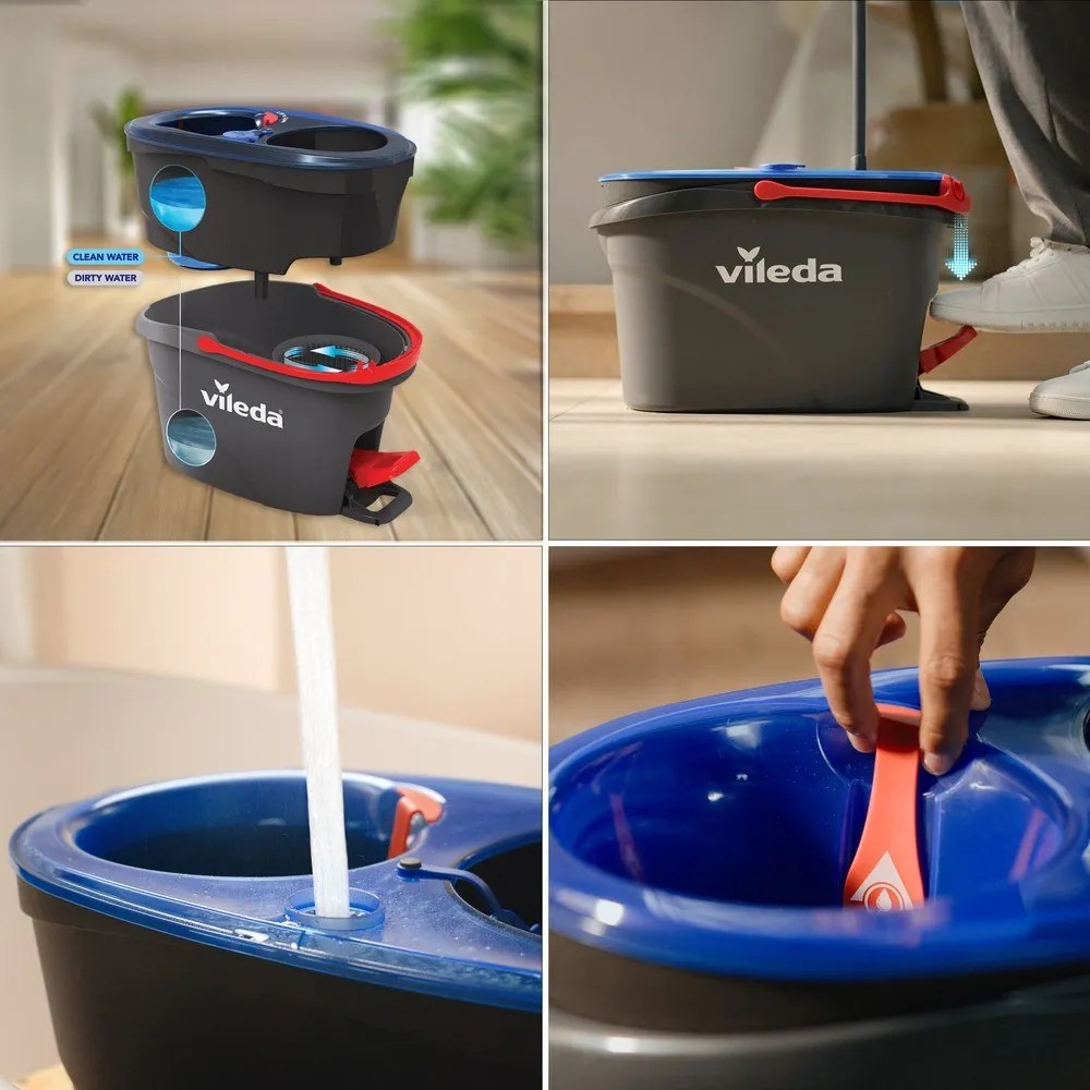 Mop rotacyjny z wiadrem H2PrO – Vileda