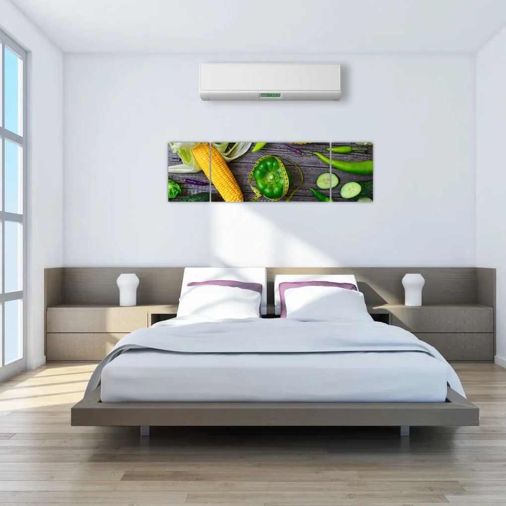 Obraz z warzywami (170x50 cm)