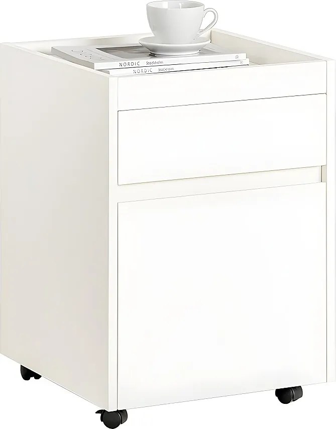 Pomocniczy szuflady na kółkach biuro FBT121-W