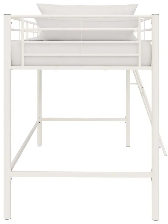 Białe podwyższone łóżko dziecięce 90x200 cm Jodie – Støraa