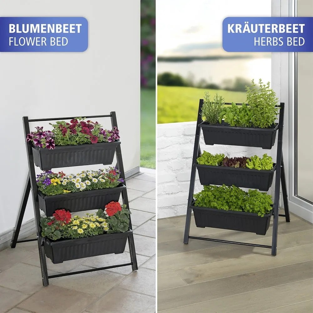 Metalowy kwietnik (wysokość 85 cm) Vertical – Maximex