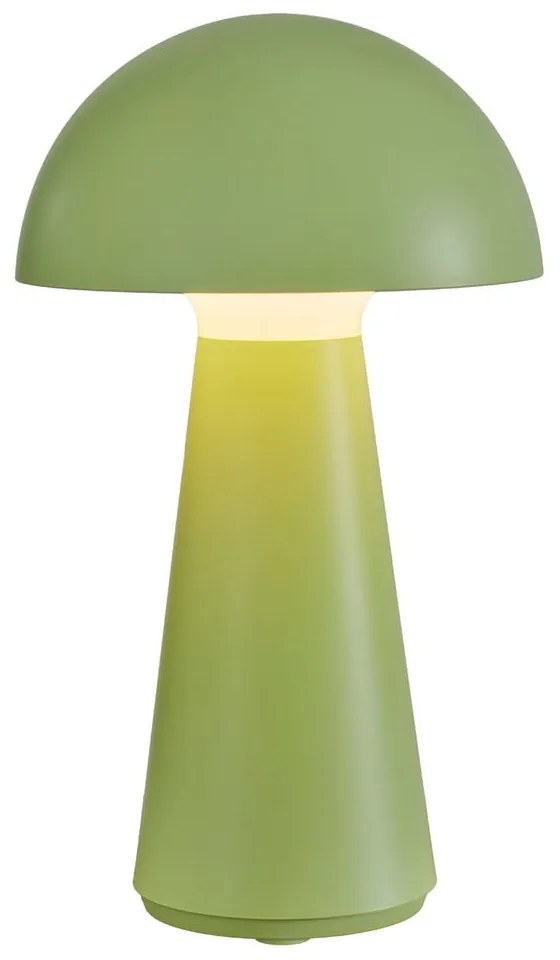 Zielona lampa stołowa LED ze zdalnym sterowaniem (wysokość 28 cm) Sam – Sirius