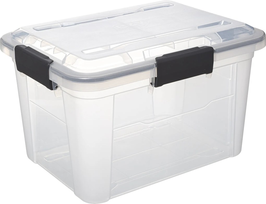 Pojemnik plastikowy z pokrywą PROTECT, 18 l