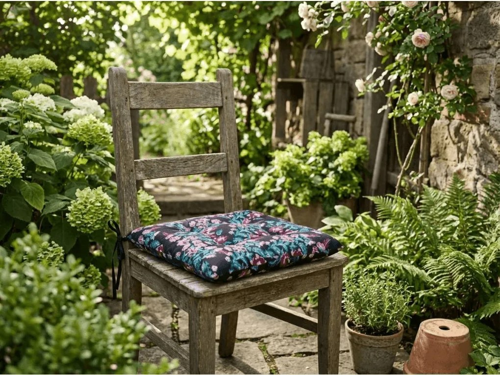 Poduszka na krzesło OMBRE 38x38 cm, szara