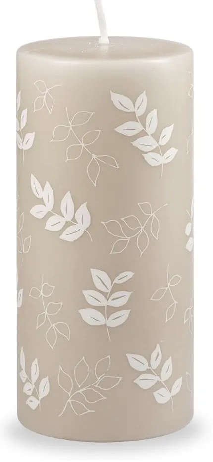 Szarobeżowa świeczka Unipar Pure Beauty, 73 h