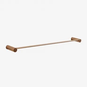 Toaleta Ścienna Z Drążkiem ↔︎60 Cm Do Łazienki Ze Stali Nierdzewnej Devon Różowe Złoto Szczotkowane - Sklum