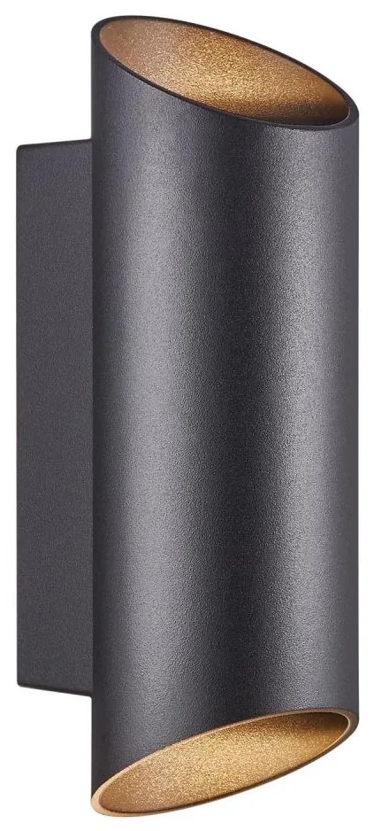 Nordlux - Kinkiet zewnętrzny NICO 2xGU10/35W/230V IP54 czarny