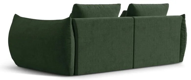 Ciemnozielona sofa 232 cm Bloom – Micadoni Home