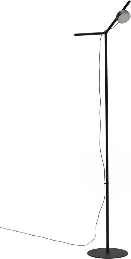 Czarna lampa stojąca LED ze ściemniaczem (wysokość 160 cm) Orey – Kave Home