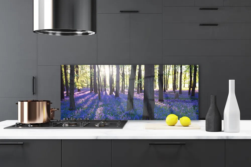 Szkło Ozdobne do Kuchni Gęsta Korona Drzew