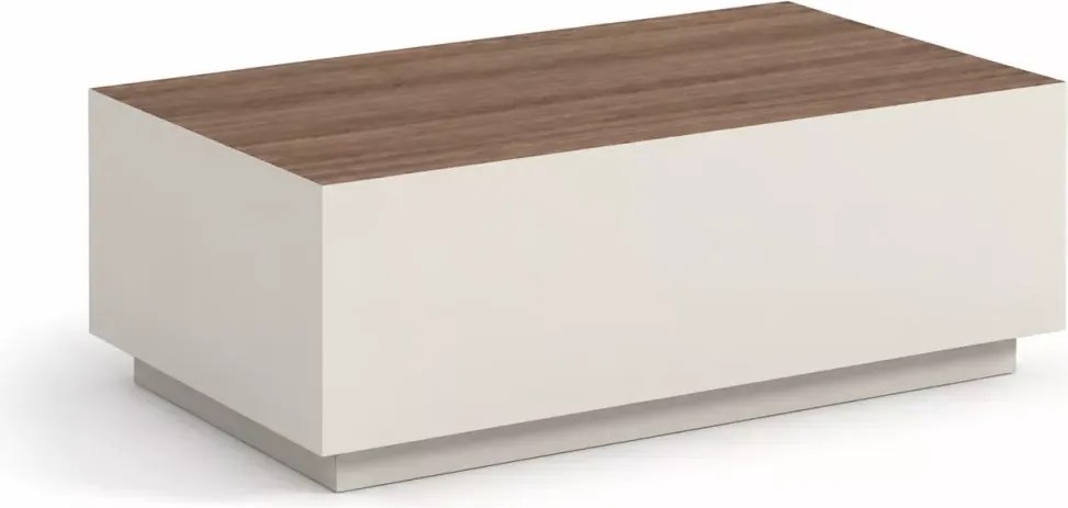 Stolik kawowy Avolio – nowoczesny stolik do salonu, metalowy stelaż + płyta laminowana, wiele kolorów i dekorów