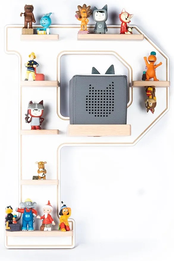 Shelf Letter P dla Toniebox Tonies