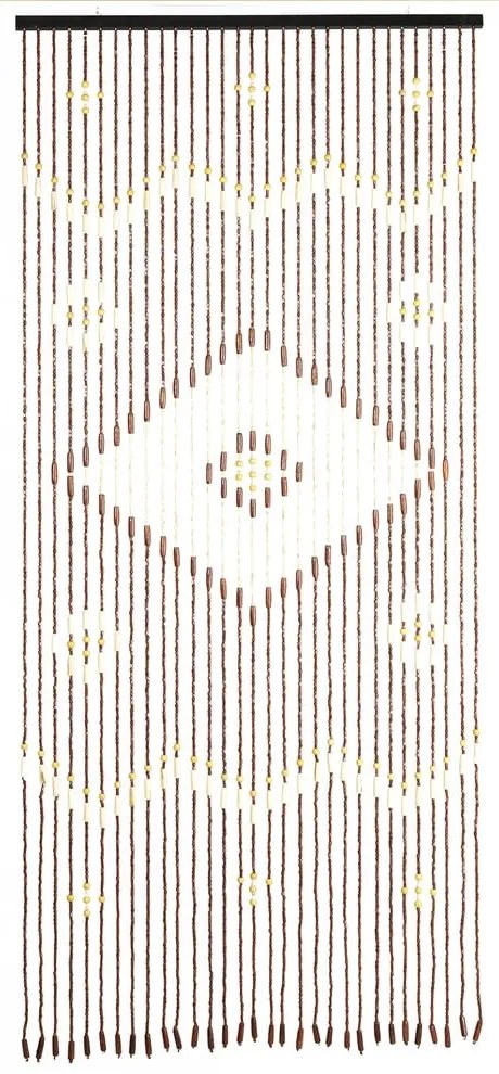 Bambusowa zasłona na drzwi w naturalnym kolorze 90x200 cm Rhombus – Maximex