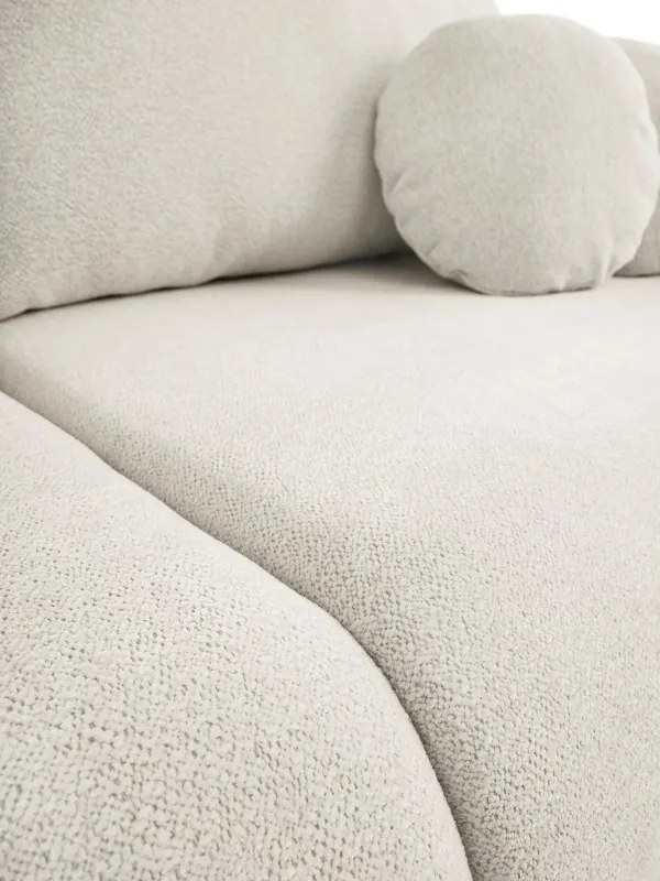 Sofa LOOP z funkcja spania i pojemnikiem BRUDNA BIEL RAVEN 22