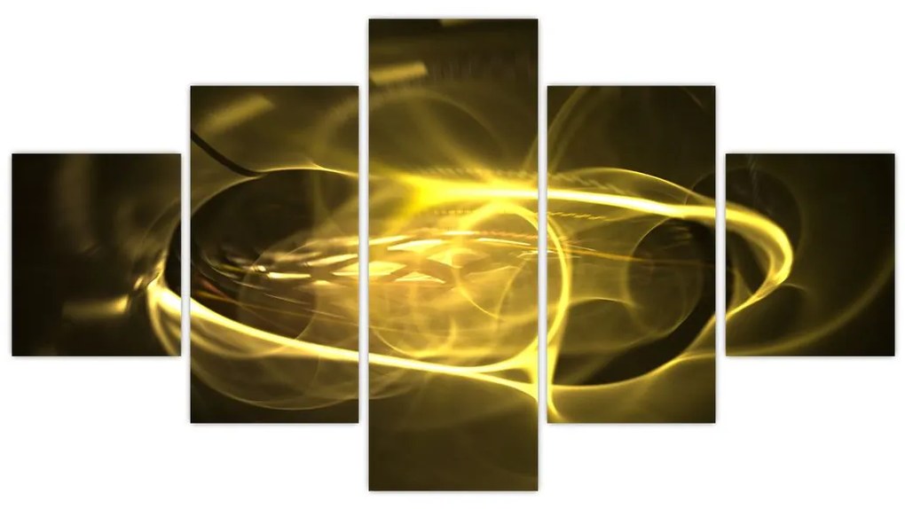 Nowoczesney abstrakcyjny obraz (125x70 cm)