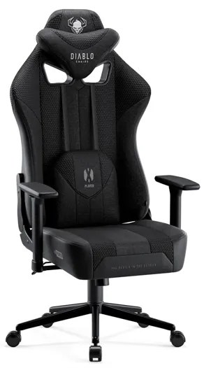 Fotel Obrotowy Diablo X-Player 2.0 Small, Czarny