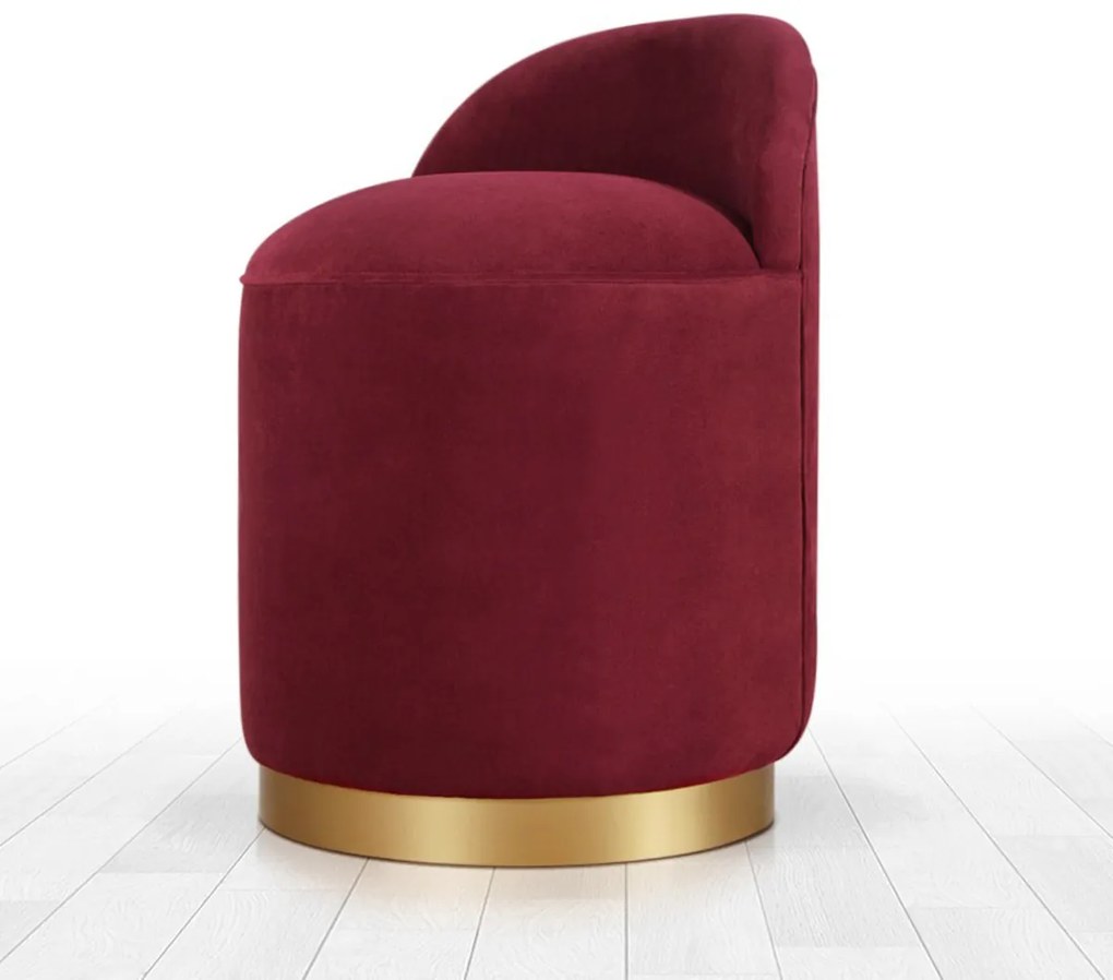 Stołek Dover Claret Red