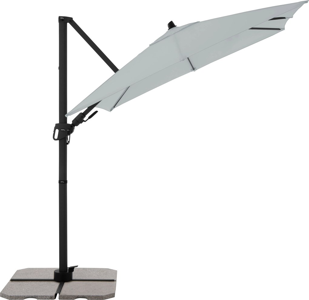 Derby DX 210 x 210 cm jasnoszara