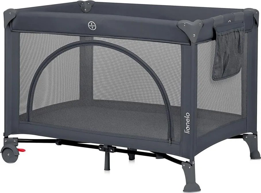 Lionelo - Łóżeczko turystyczne LAURA Betonowo-szary